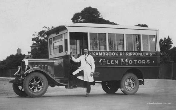 1925 Pontiac bus with Grant Brothers body