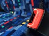 seat belt latch next to seat on Driver Bus Lines coach
